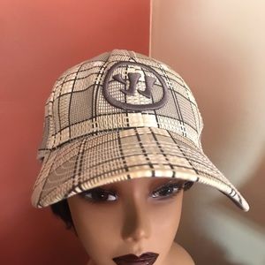 Men’s Grey / White Plaid Warrior Cap RN# 93216